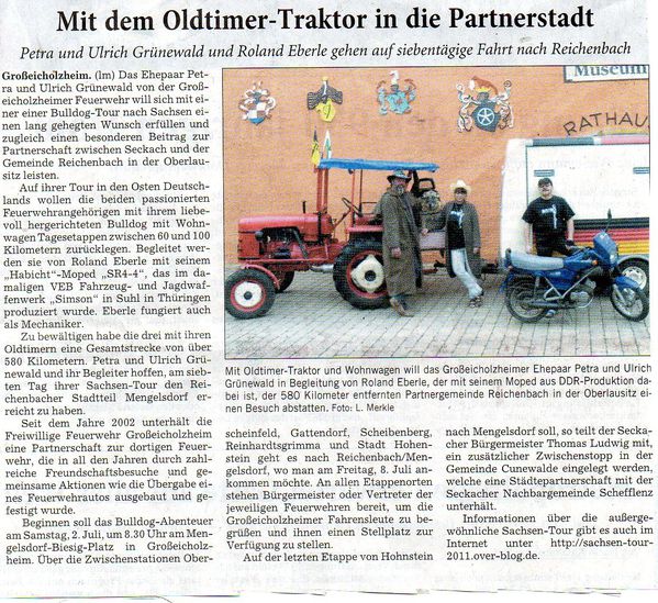 Rhein-Neckar-Zeitung 13.07.2011