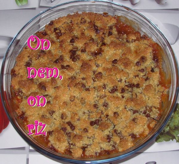 Crumble choco-pommes-pruneaux1