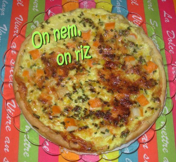 Tarte surimi-maïs-comté1