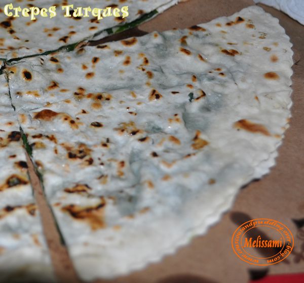 crepes turque aux epinards.