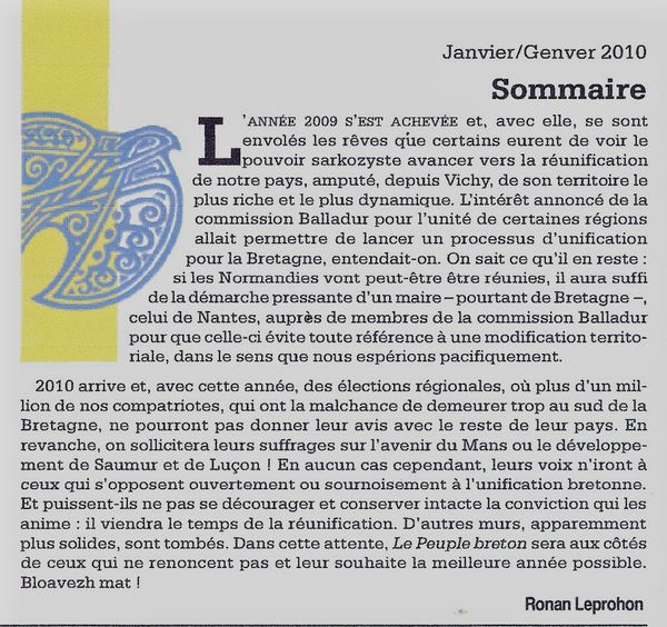 Sommaire 2010-01