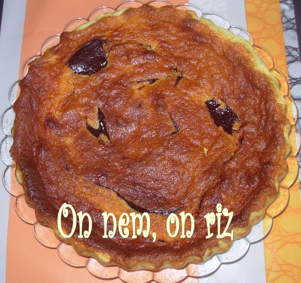 Tarte marbrée choco-orange1