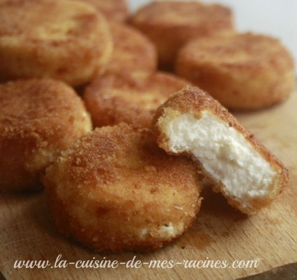 croquettes de fromage de chèvre