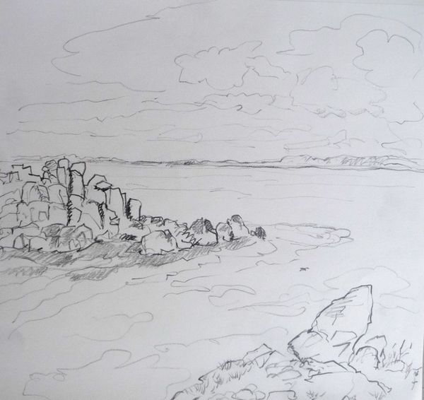 pointe du groin mine de plomb