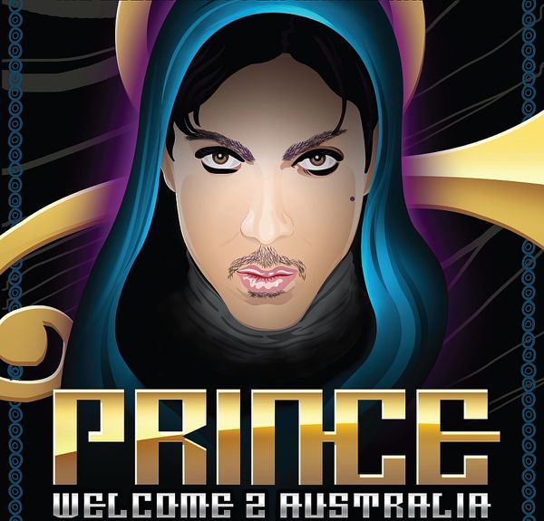 Prince - Welcome 2 Australia - Affiche - Le carnet de Jimid