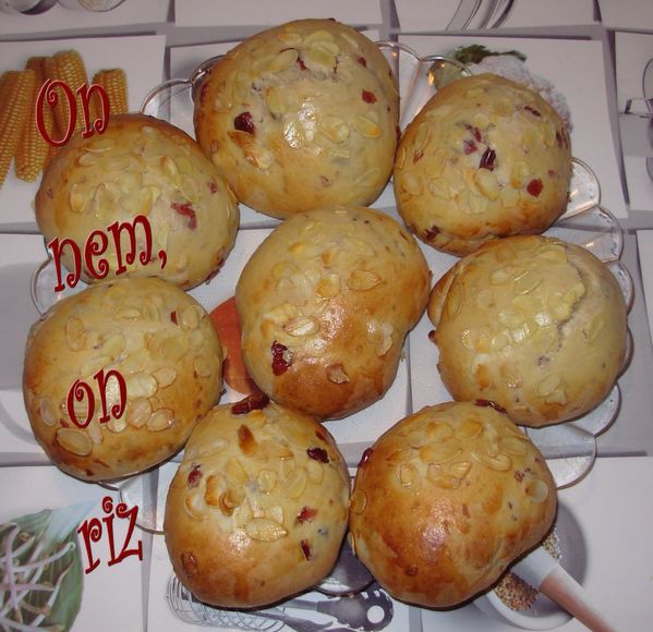 Pains au lait amandes-cranberries1