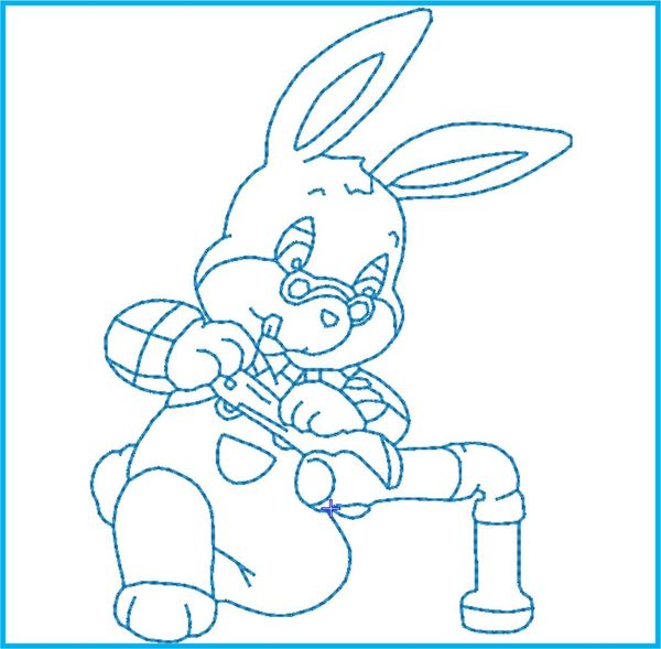 LAPIN BRICOLEUR PLOMBIER