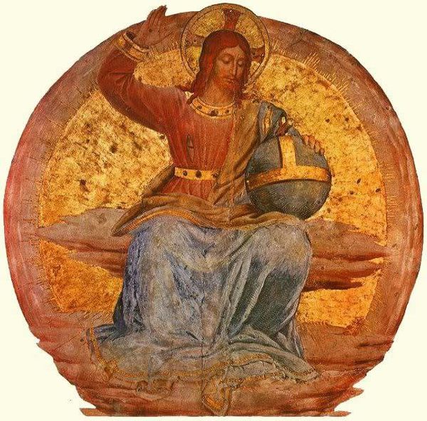 Fresque ancienne Christ Roi,parousie.over-blog.fr
