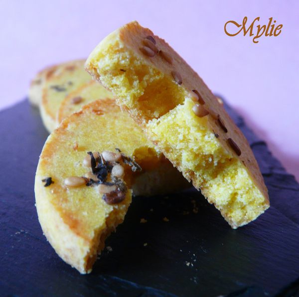 sablés maïs, curry, parmesan 3