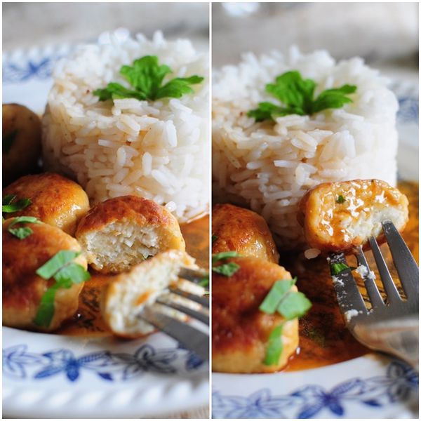 Boulettes de poulet et sa sauce au fond de veau Maggi - Blog de cuisine  créative, recettes / popotte de Manue