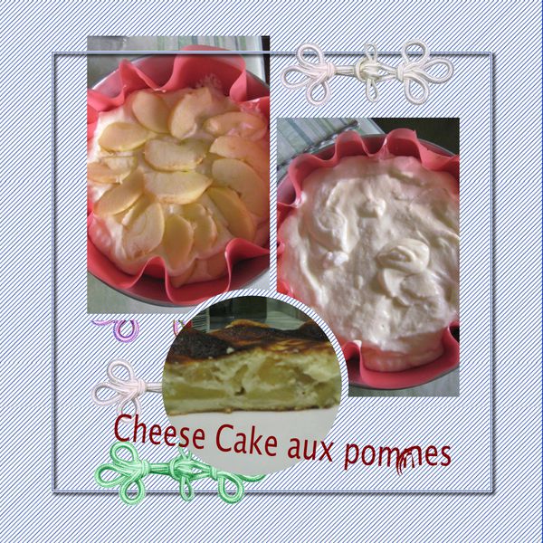 cheese cake aux pommes