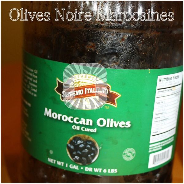 Olives noires à la marocaine (Recette de ma mère)