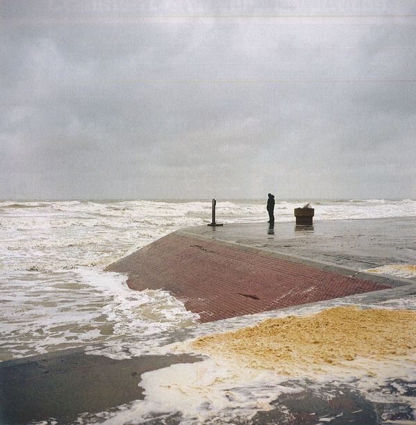 Seul, face à la mer.
