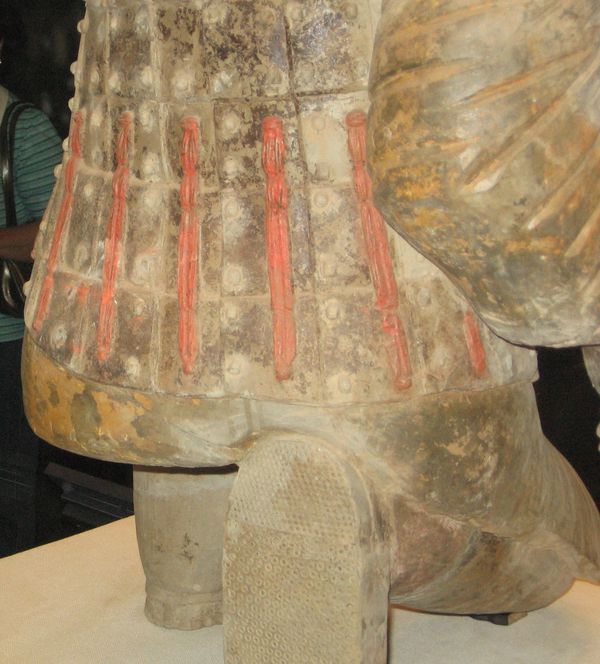 Les statues étaient à l'origine peintes