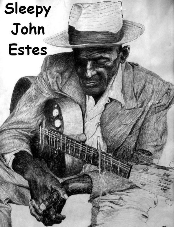 Sleepy John Estes by joukonuora