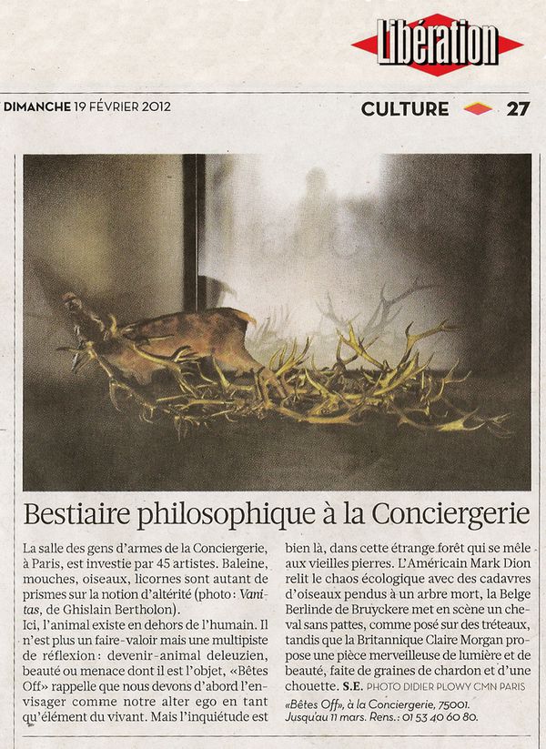 article Libération fév.2012