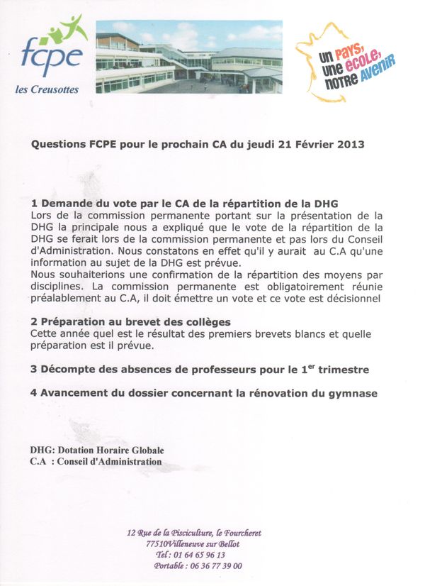 QUESTIONS FCPE 02 2013 001