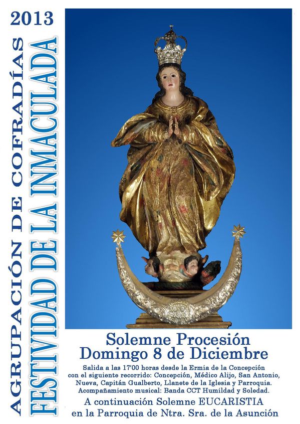 cartel Inmaculada 2013