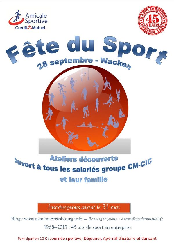 Afiche 45ème anniversaire ASCM