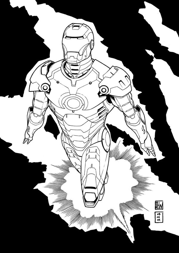 Iron-man ink JH Wzgarda