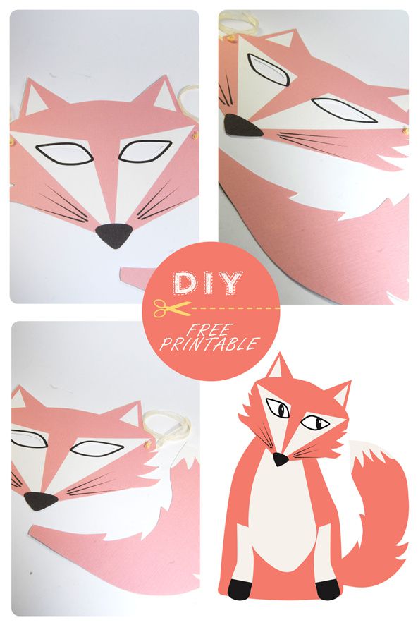 free printable fox mask 5