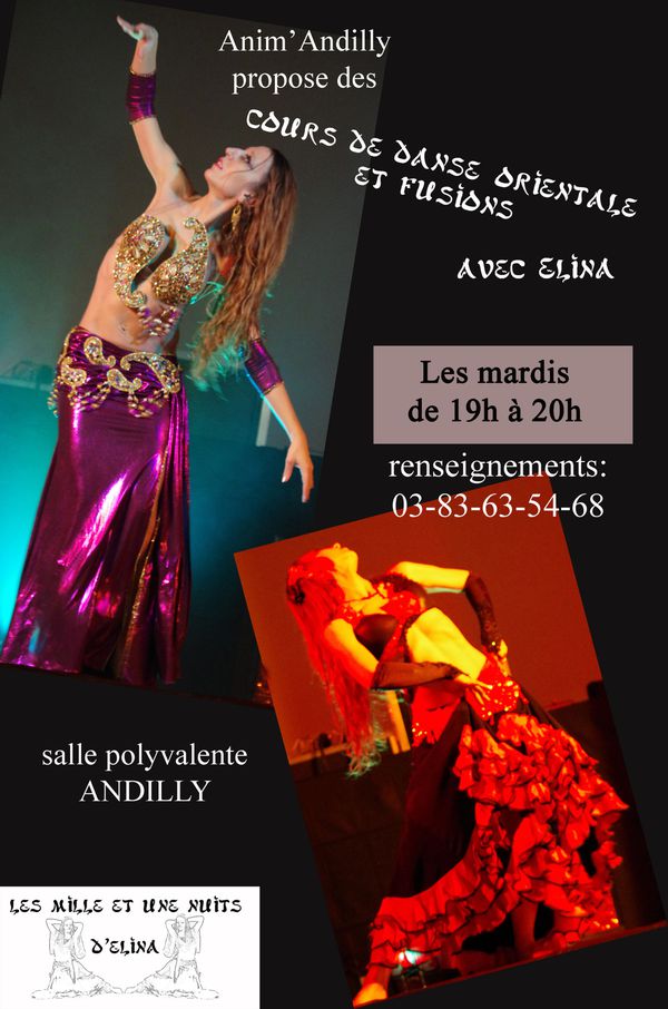 Flyer cours Andilly