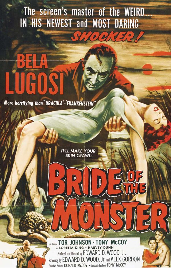 bride of monster affiche