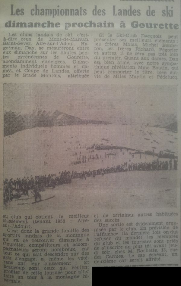 Chpt Landes Ski 27-2-1951