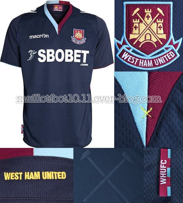 maillot 2012-13 West-ham-away-kit-2012-2013