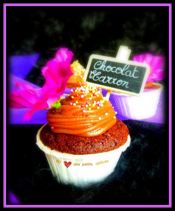 Cupcake choco marron