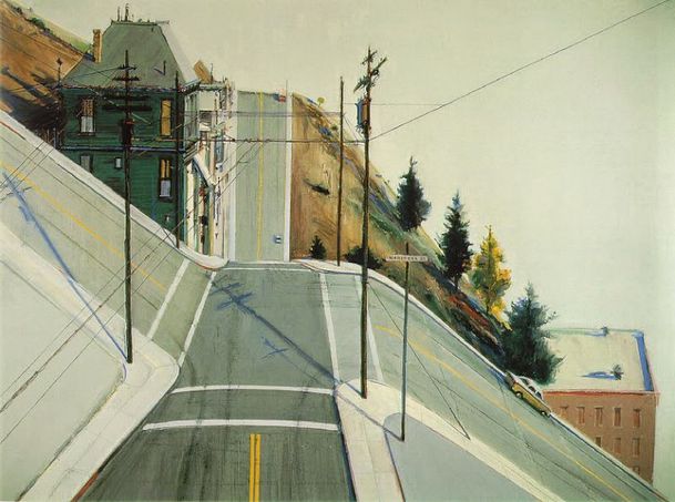 Wayne Thiebaud, 24th Street Intersection, 1977 1938