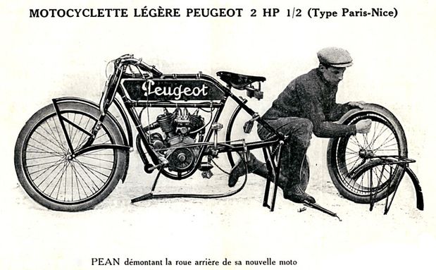 Peugeot 1914 Péan répare TER 259