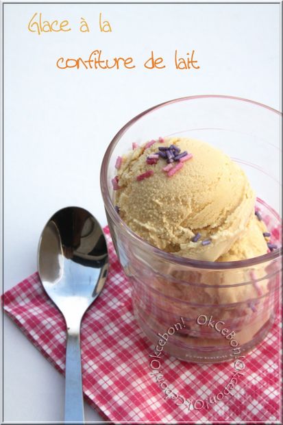 Glace à la confiture de lait