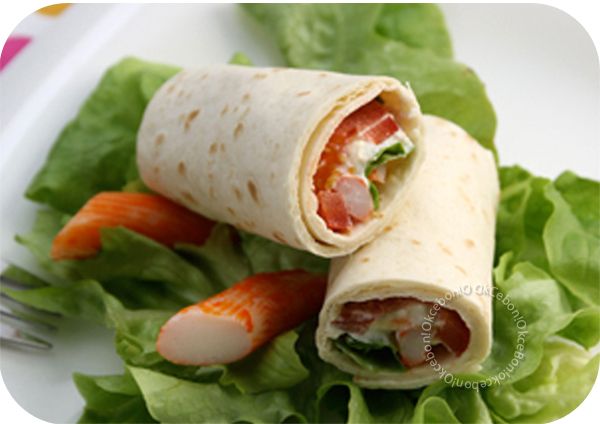 Roulade de bâtonnets Grands Coraya et fromage frais