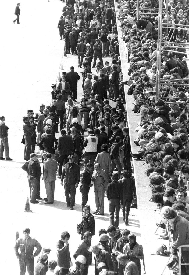 1969 Stands départ