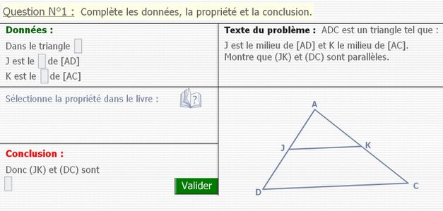 Propriete 4eme maths