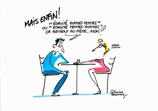 Recherche sur l'egalite homme femme