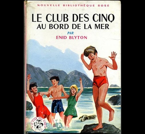 Les LIVRES de la Bibliothèque ROSE - Page 2 LE-CLUB-DES-CINQ-au-bord-de-la-mer