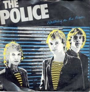 ... Tous les albums Pochettes Singles The Police - Walking on the moon