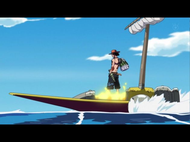 Sunset - Portgas D Ace Bateau-d-Ace