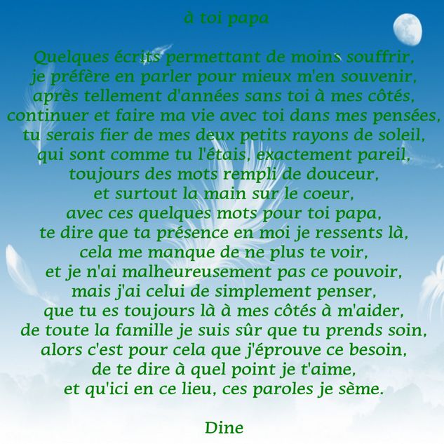 à Toi Papa - Mes Paroles En Maux à toi papa - mes