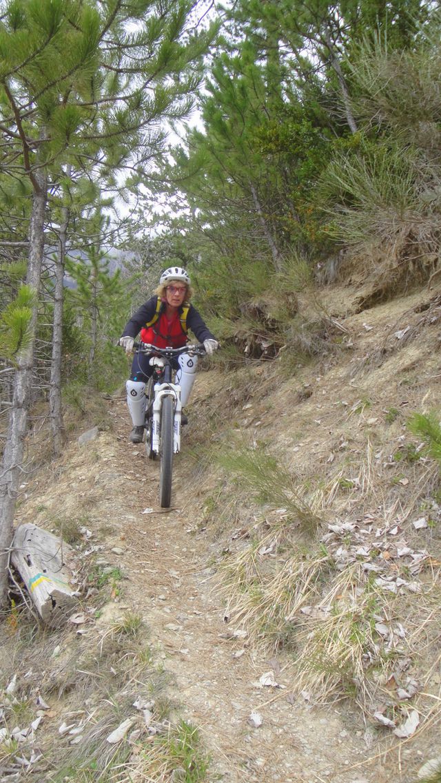 Première descente de la journée