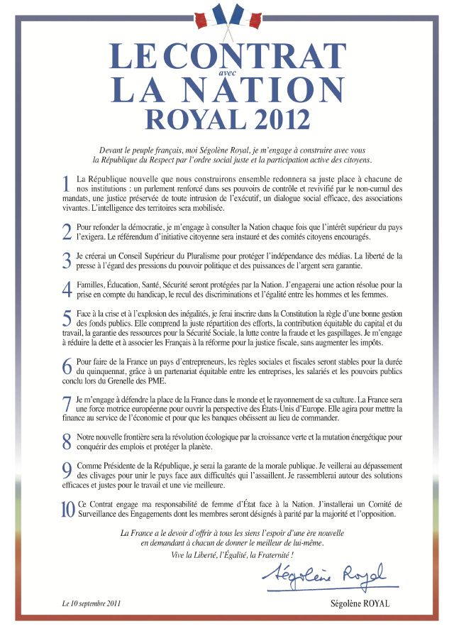 Contrat avec la Nation Royal 2012 640x