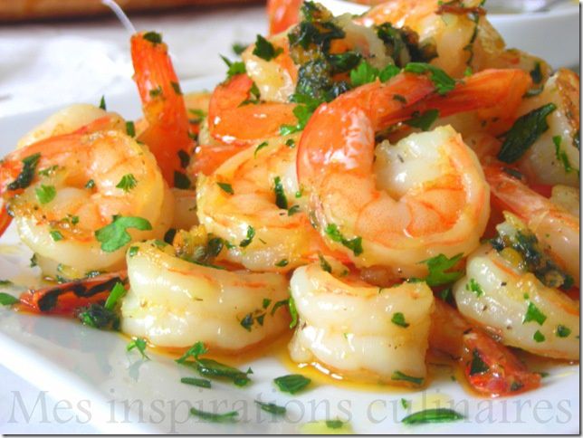 Crevettes Saut Es Ail Et Persil Le Blog Cuisine De Samar