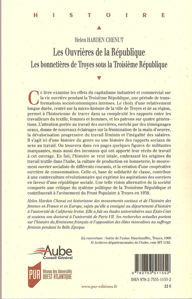 4ème de couverture HARDEN CHENUT