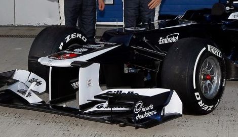 williams FW34 nose