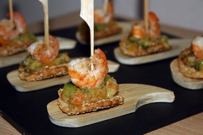 Amuse bouche aux crevettes