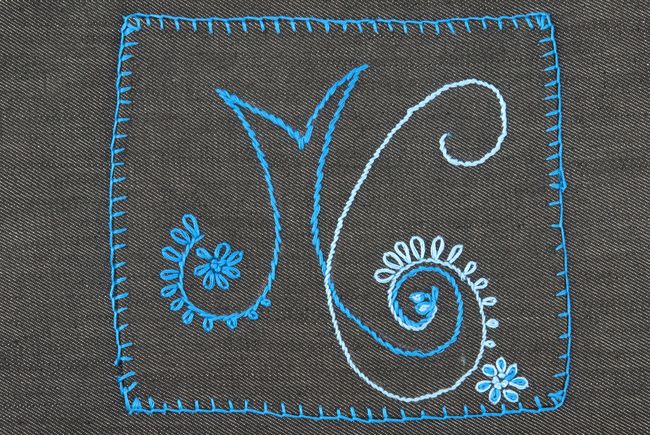 broderie monogramme