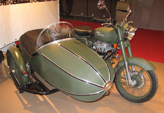 Royal Enfield sidecar obus
