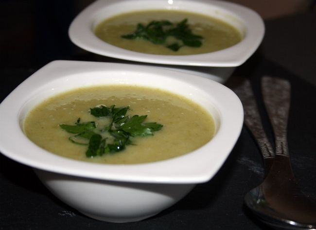 Veloute de haricots verts rapide et facile